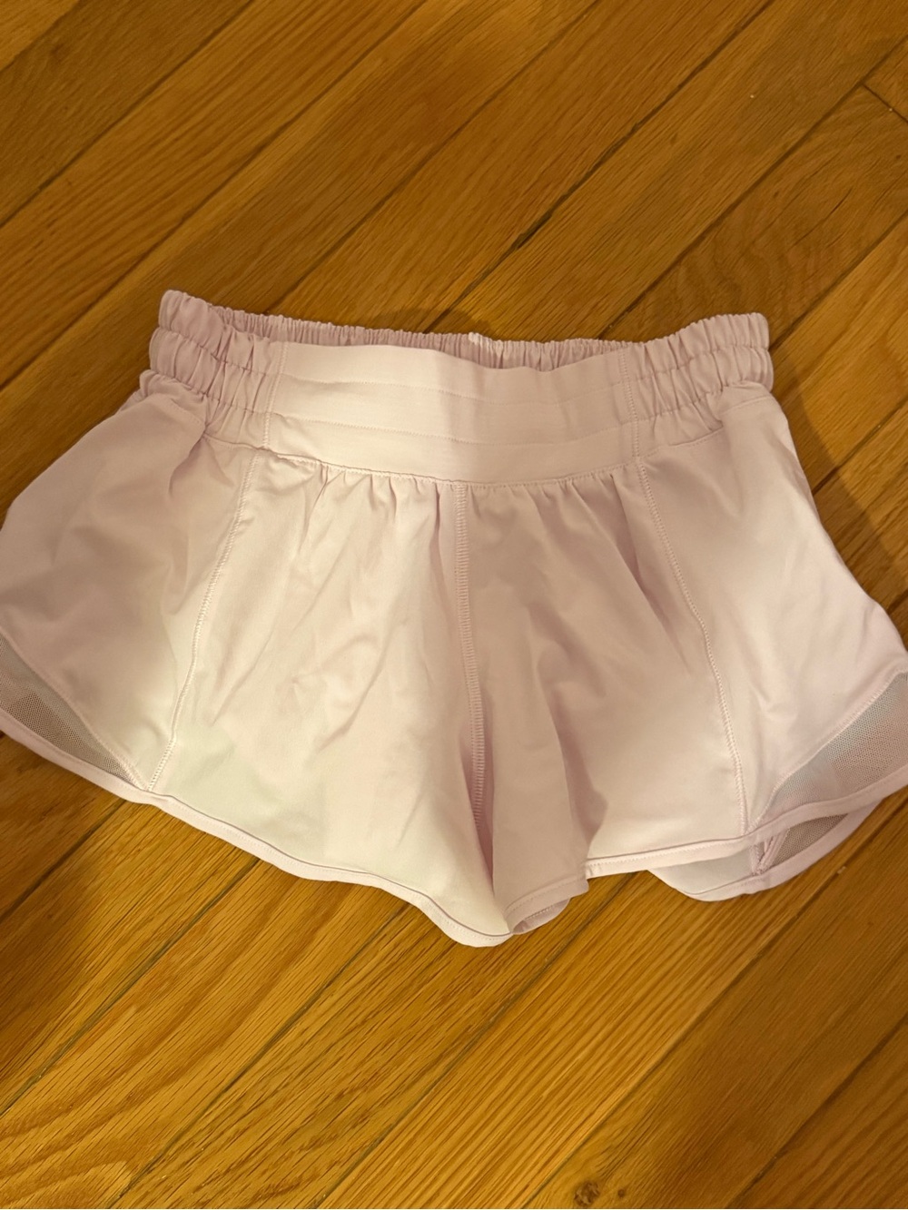 Light Pink Women's Athletic Shorts low rise 2.5